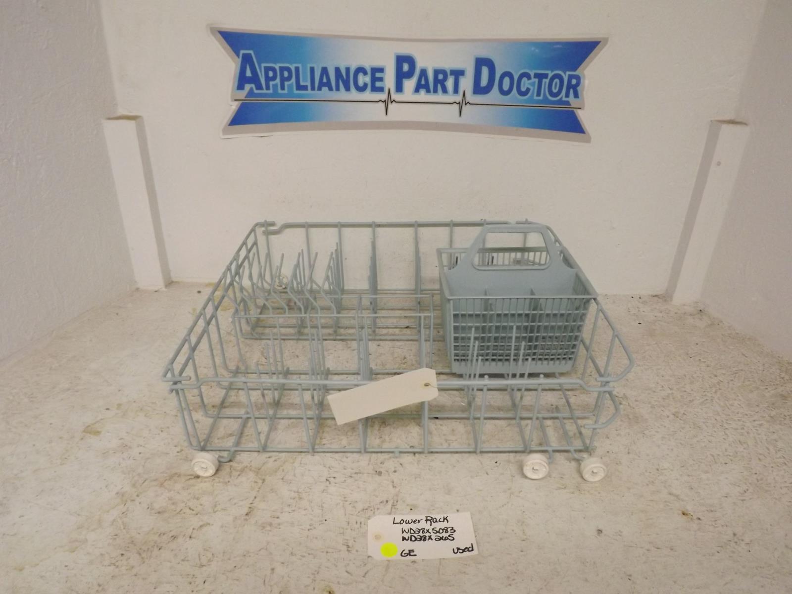 GE Dishwasher WD28X5083 WD28X265 Lower Rack Used GE Dishwasher WD28X5083 WD28X265 Lower Rack Used